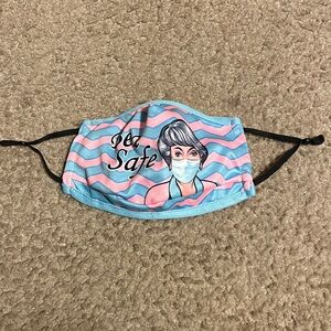 Golden Girls Bea Arthur “ Bea Safe” Face Mask